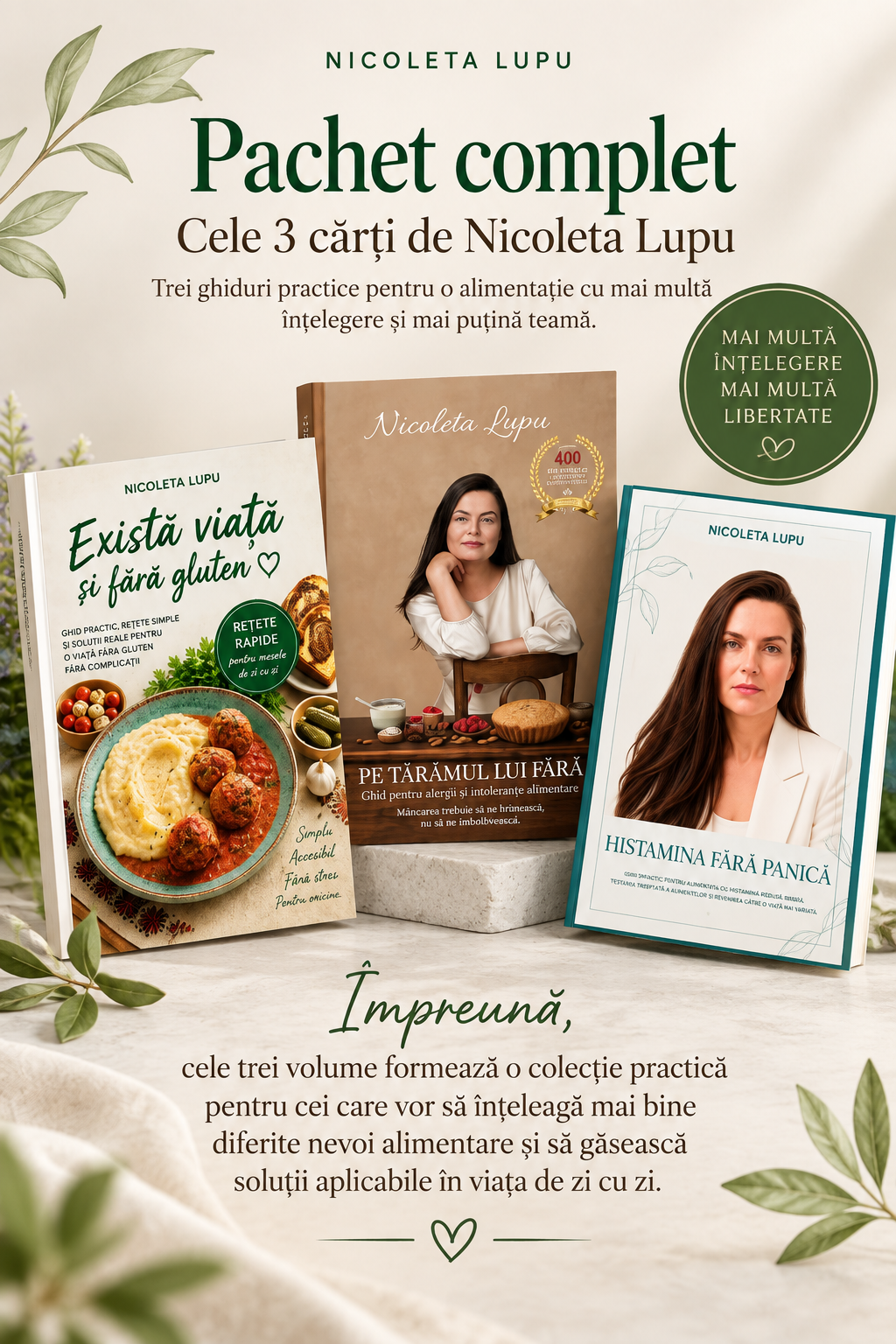 Pachet complet – Cele 3 cărți de Nicoleta Lupu