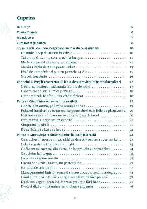 Histamina fără panică – Ghid practic pentru alimentația cu histamină redusă