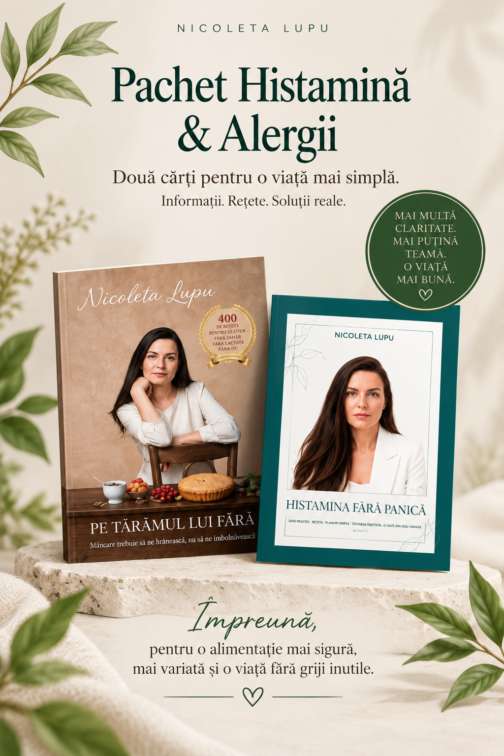 Pachet Histamină & Alergii – 2 cărți de Nicoleta Lupu